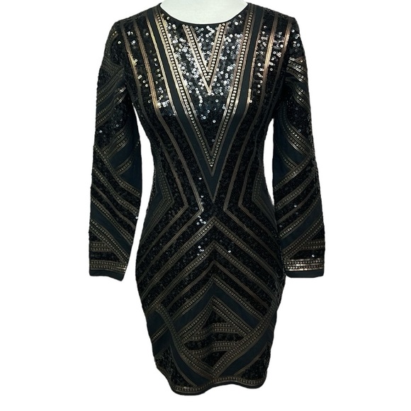 Express Sequins Mini Dress - Picture 1 of 5